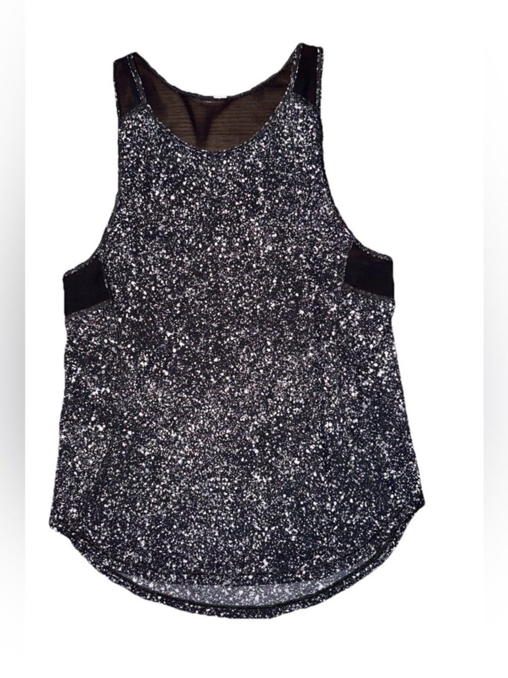 Lululemon Sculpt Floral Spritz Women’s Size XS/S Black Mesh Activewear